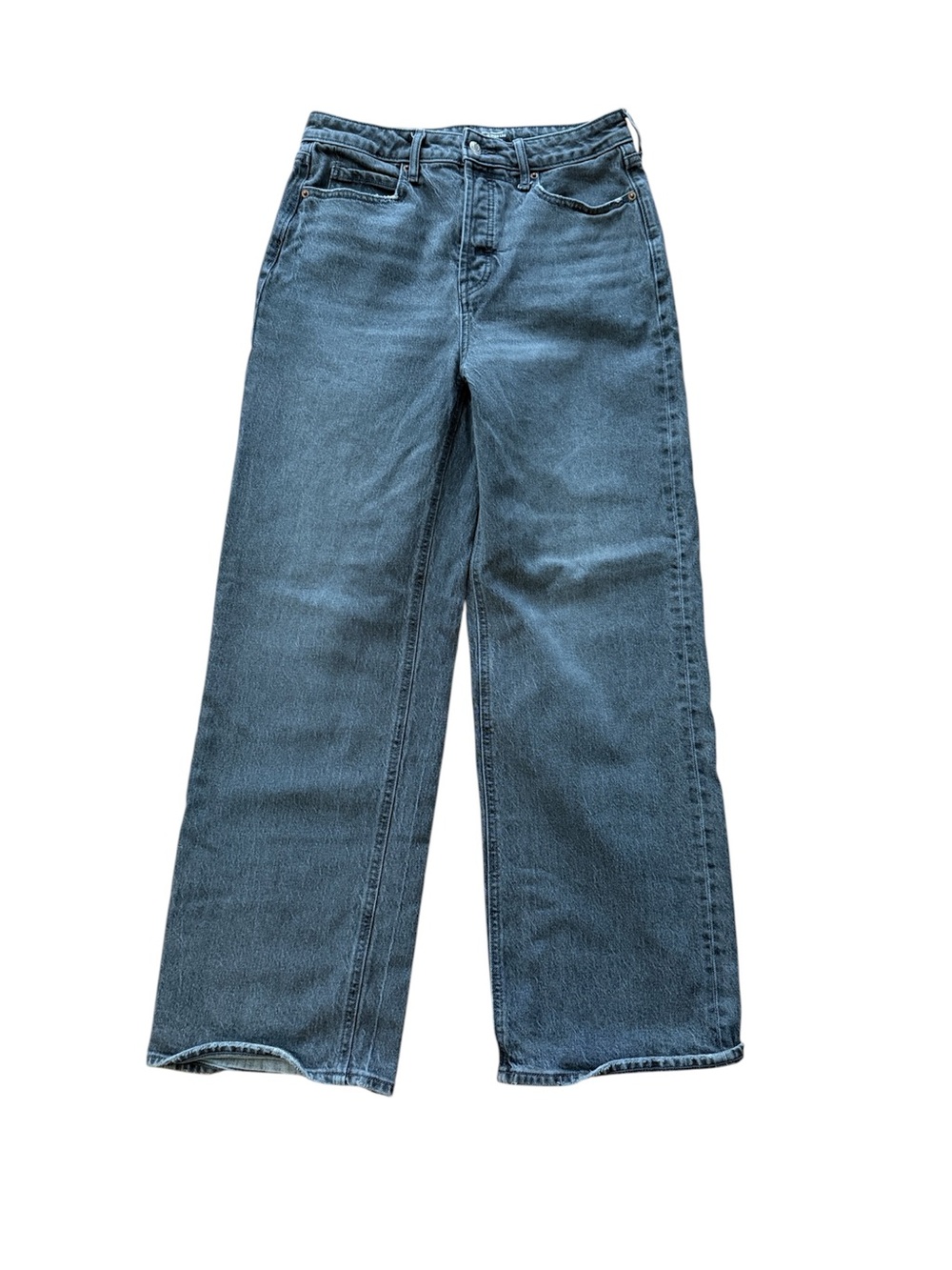 Old Navy Extra High Rise Sky-hi Wide Leg Jeans Size 8